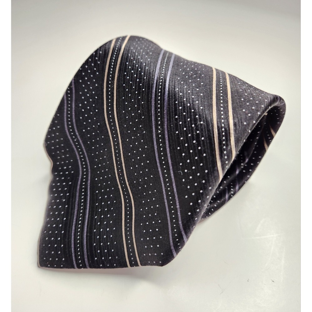 Men's Bellissimo Neck‎ Tie 60"x4" 100% Silk Black